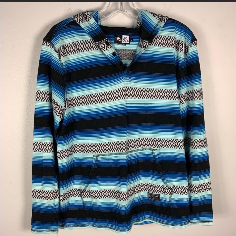 Rip curl diamond stripe hoodie